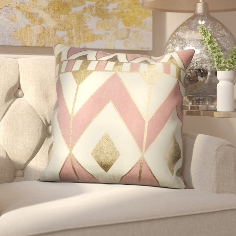 Greer Throw Pillow in Pink - Image 1