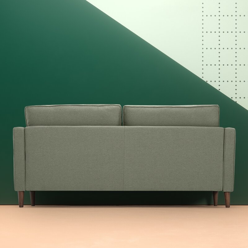 Beaudin 74.4" Square Arm Sofa - Image 2