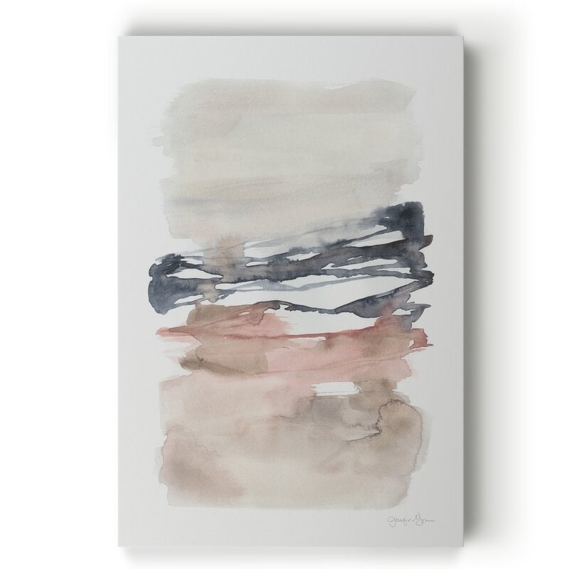 'Tiered Horizon Line I' - Painting Print on Canvas - Image 0