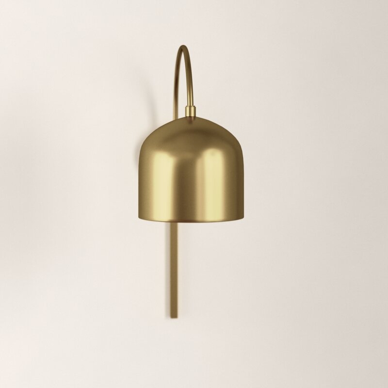 Mary 1-Light Plug-In Armed Sconce - Image 2