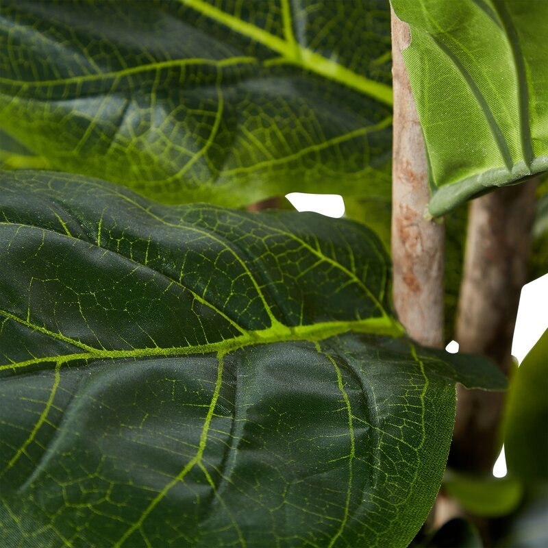 Artificial Fiddle Leaf Fig Tree in Pot - Image 3