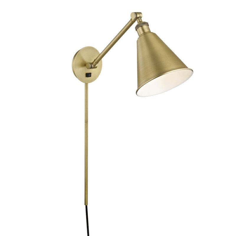 Darion 1-Light Adjustable Wall Lamp - Image 0