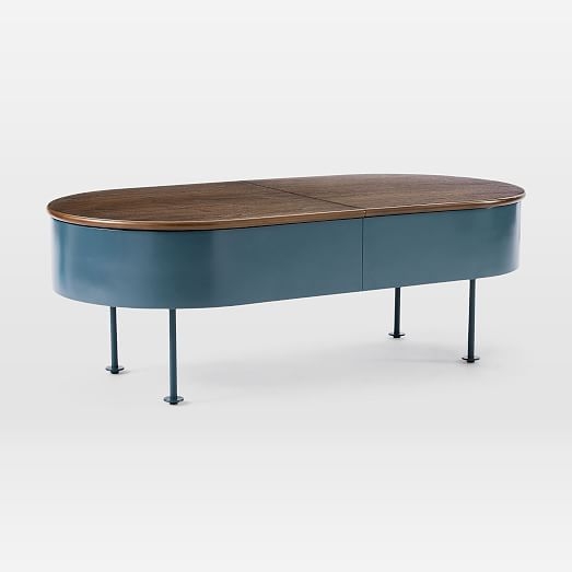 Ruby Storage Coffee Table - Petrol Blue - Image 1