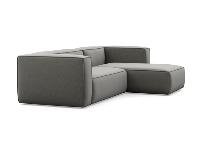 Gray Sectional with Heather Performance Felt, Right Chaise - Image 1