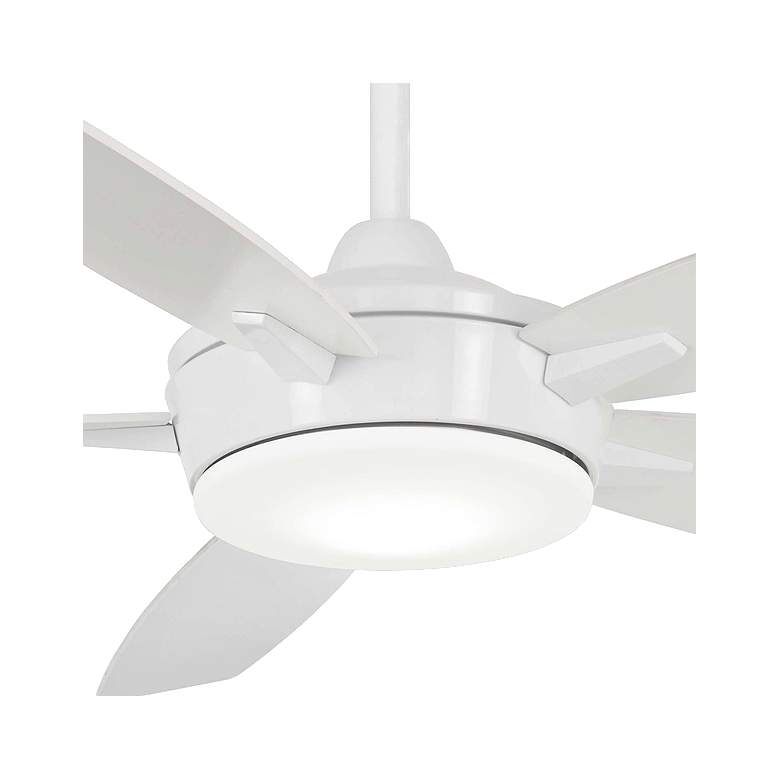 52" Minka Aire Espace White LED Ceiling Fan - Image 2