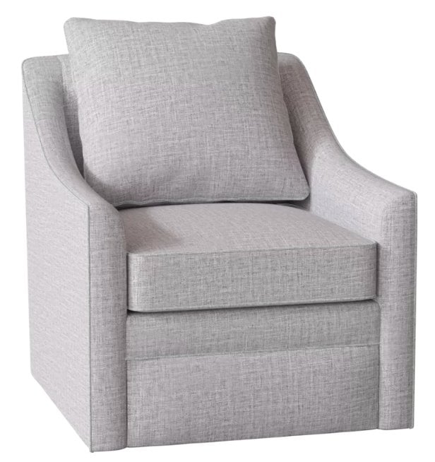 QUINCY SWIVEL ARMCHAIR, Zula Pumice - Image 0