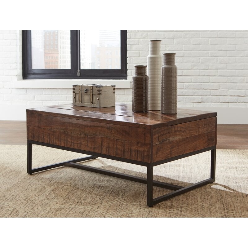 Itzel Lift Top Coffee Table with Storage - Image 0