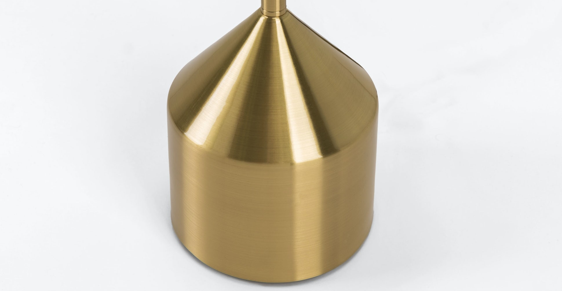 Barbell Brass Floor Lamp - Image 2