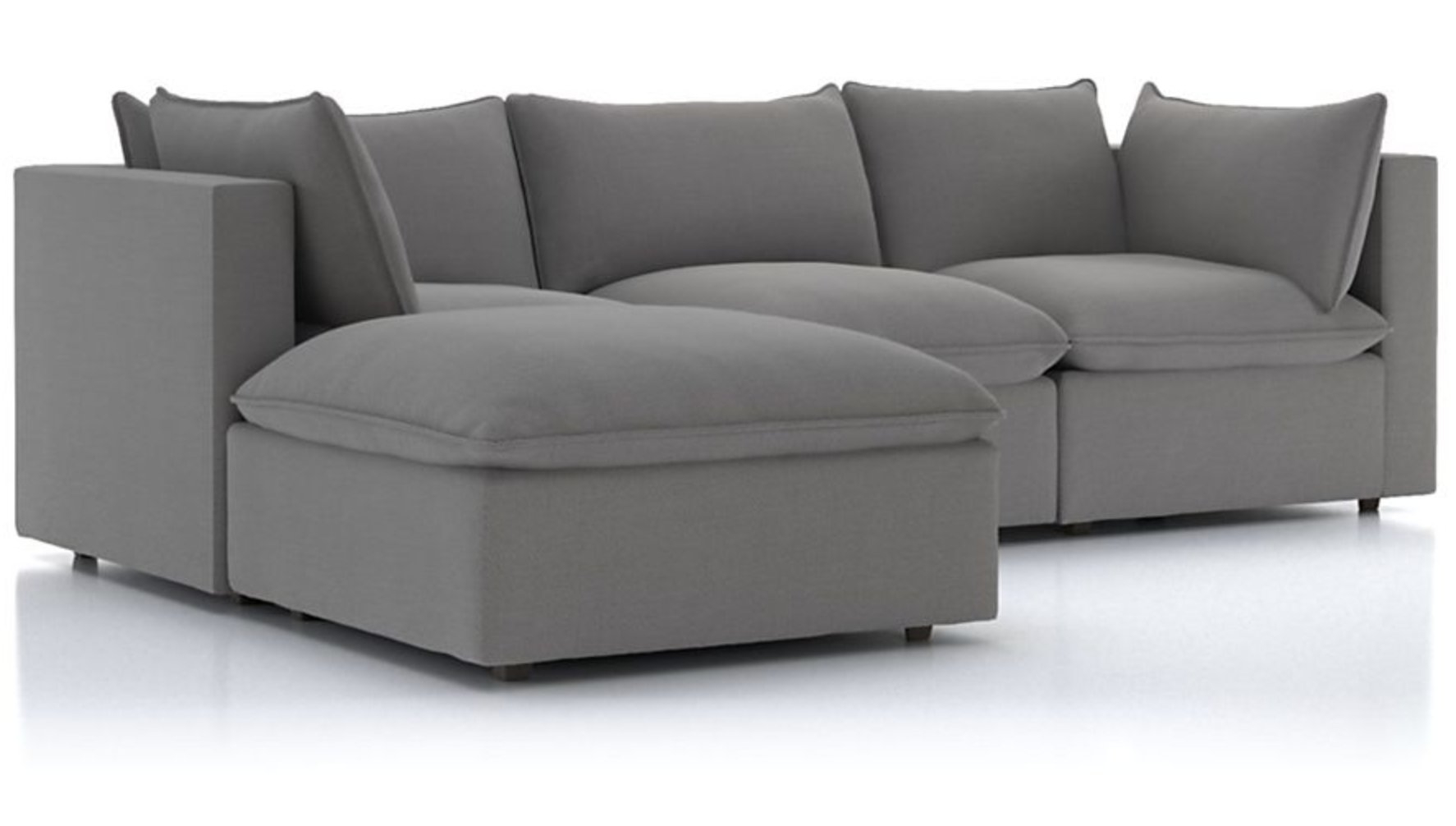 Lotus 4-Piece Reversible Sectional with Ottoman - Image 0