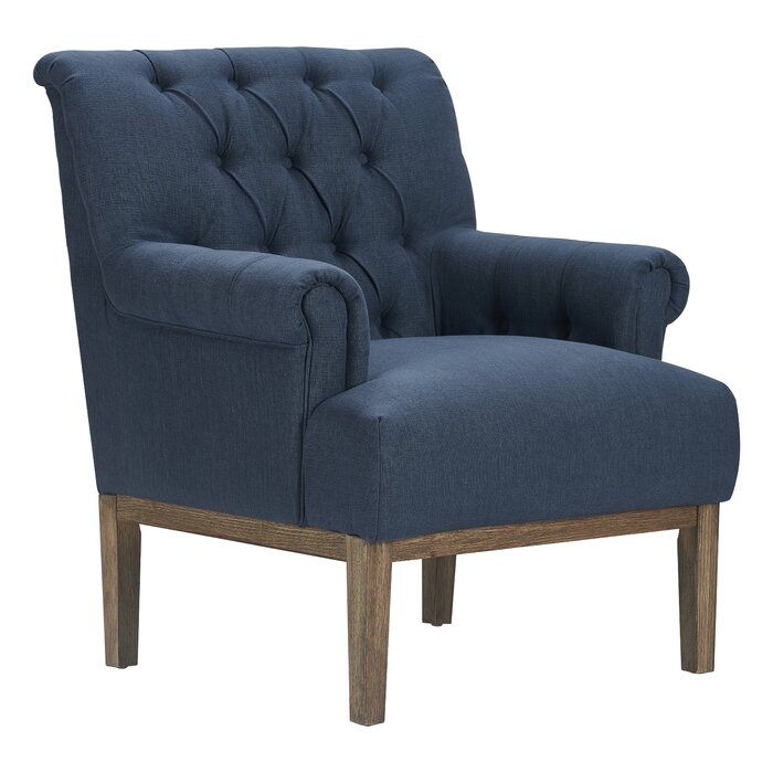 Ashlee Armchair - French Blue - Image 0