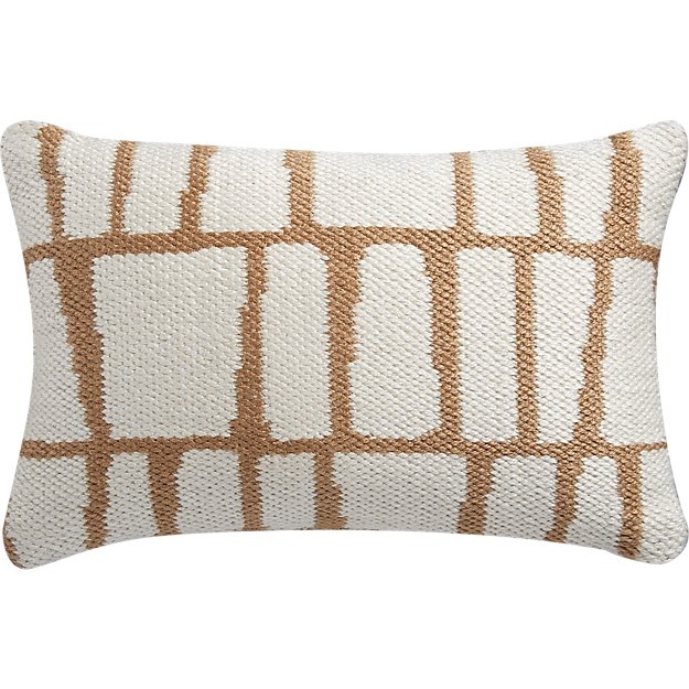 20"X12" TOMAR OUTDOOR NEUTRAL PILLOW - Image 0