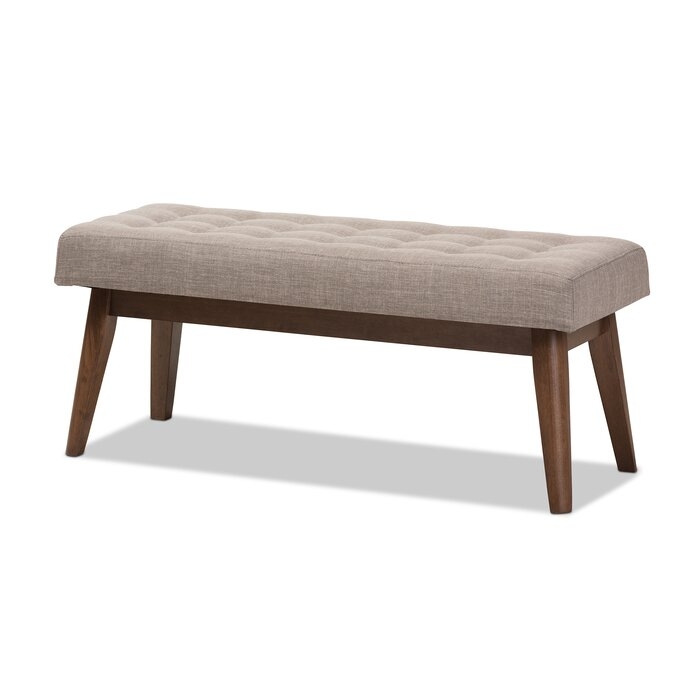 Faria Wood Upholstered Bench - Image 0