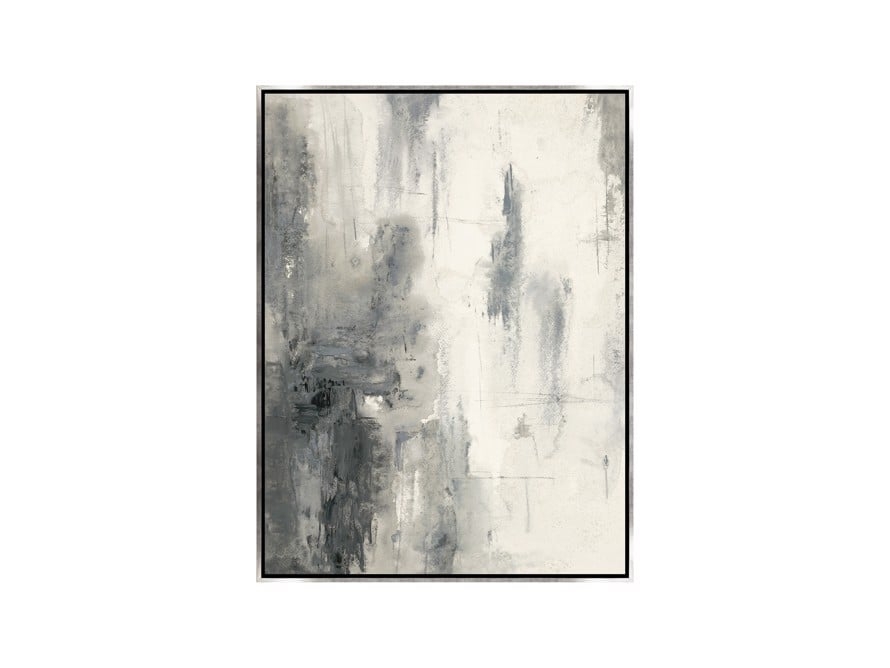 Smoke And Mirrors Framed Print in Resin 30" X 40" Gray - Image 0