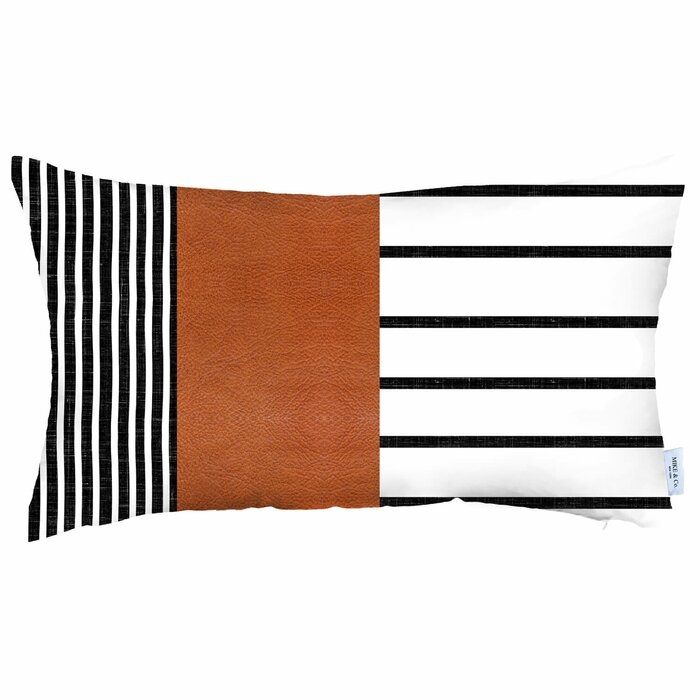 Dorian Decorative Geometric 17" Throw Pillow Cover - Image 0