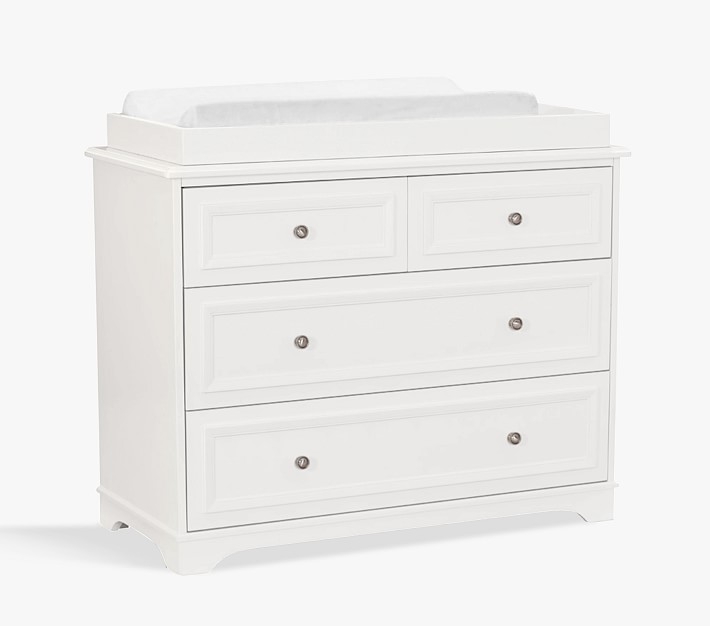 Fillmore Dresser & Changing Table Topper, Simply White, In-Home Delivery - Image 0