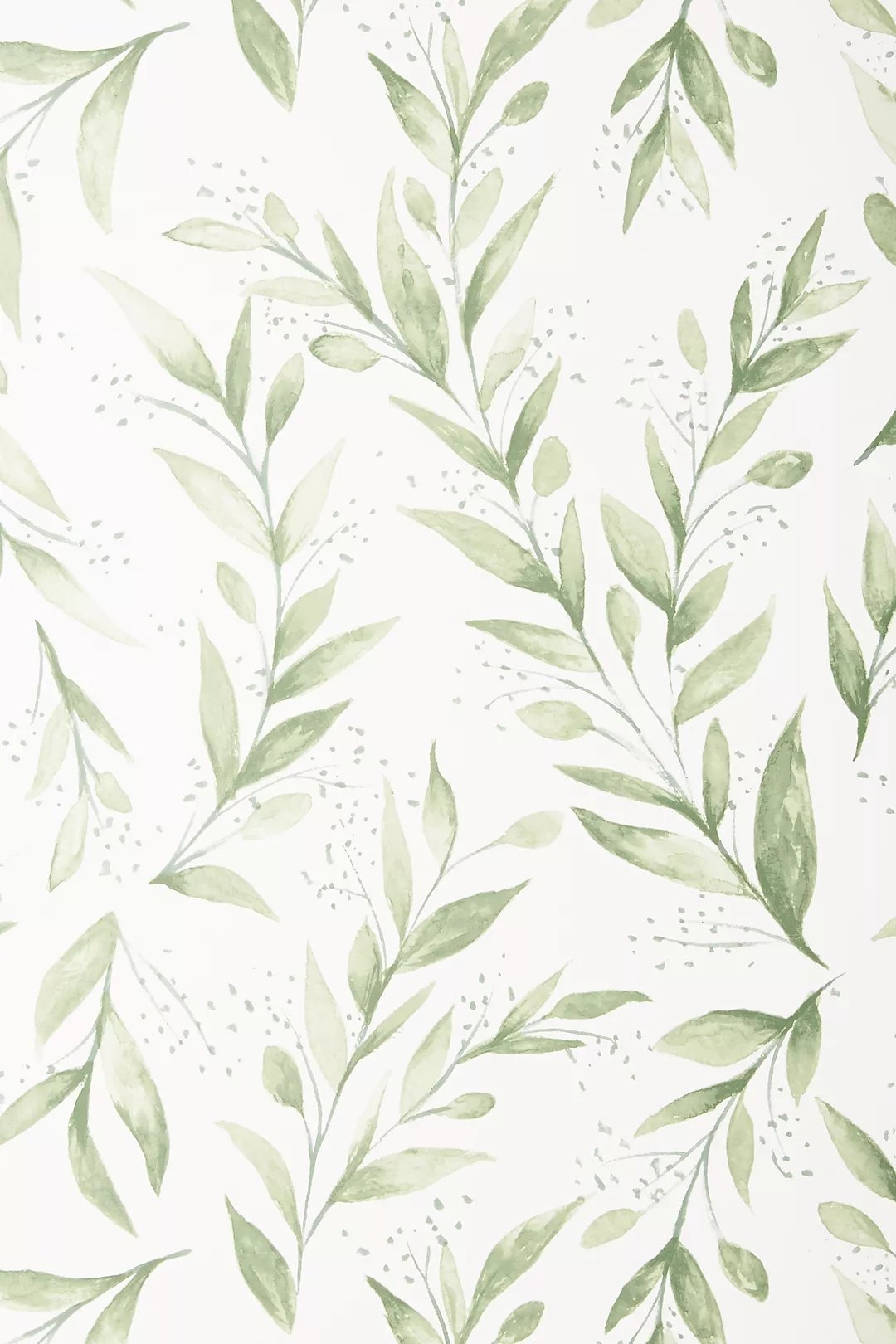 Magnolia Home Olive Branch Wallpaper By Magnolia Home in Black Size SWATCH - Image 0