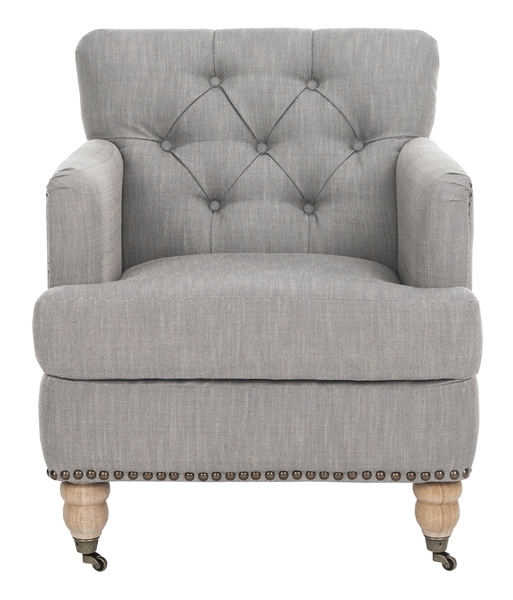 Colin Tufted Club Chair - Stone/Grey/White Wash - Arlo Home - Image 0