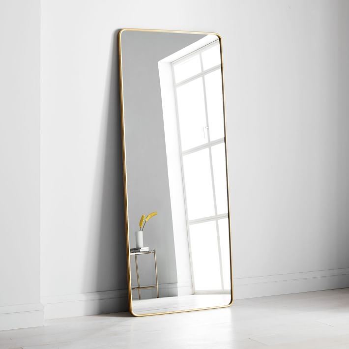 Modern Streamline Floor Mirror - Image 0