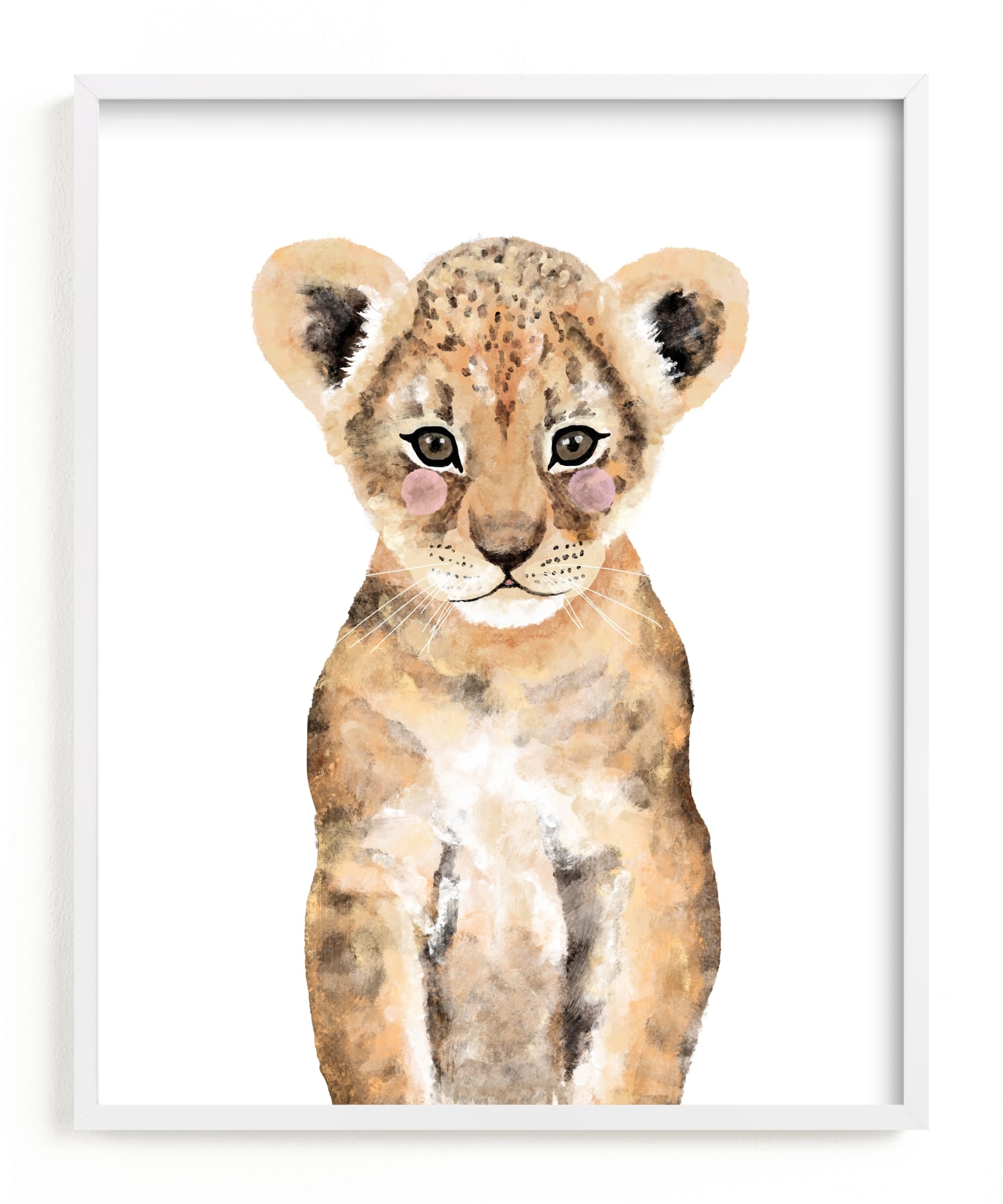 Baby Animal Lion - 16x20 - Image 0