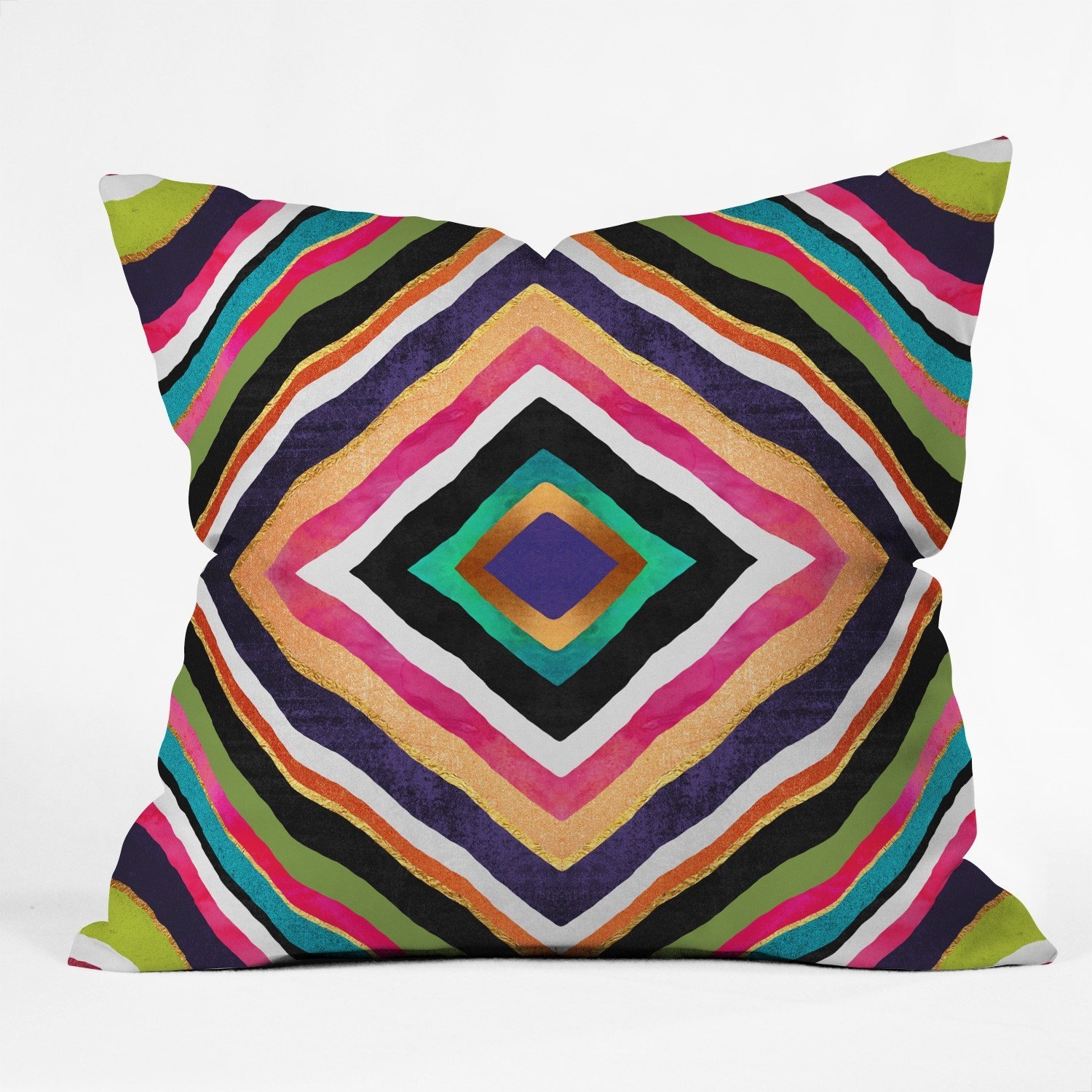 COLOR SLICE Outdoor Throw Pillow - Image 0