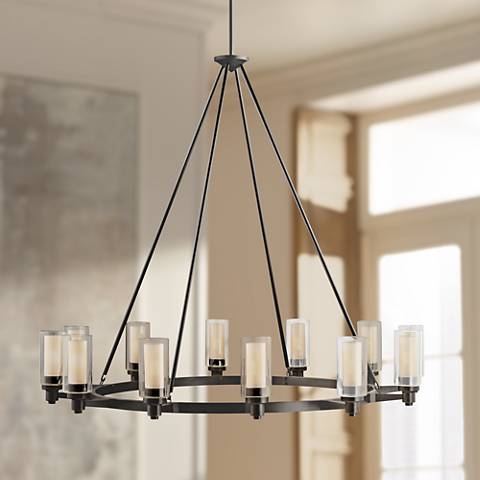 Circolo Collection Olde Bronze 44 1/2" Wide Chandelier - Image 0