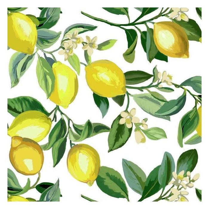 Lemon Zest Peel and Stick Wallpaper - Image 0