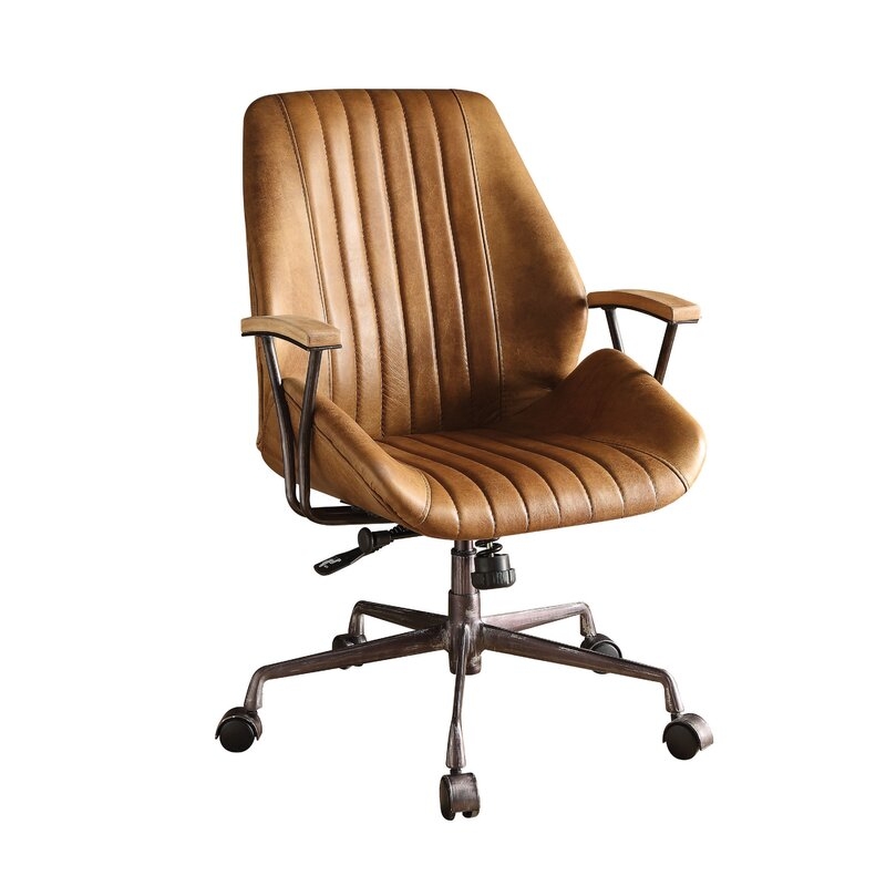 Kirbyville Genuine Leather Task Chair / Coffee Leather - Image 0