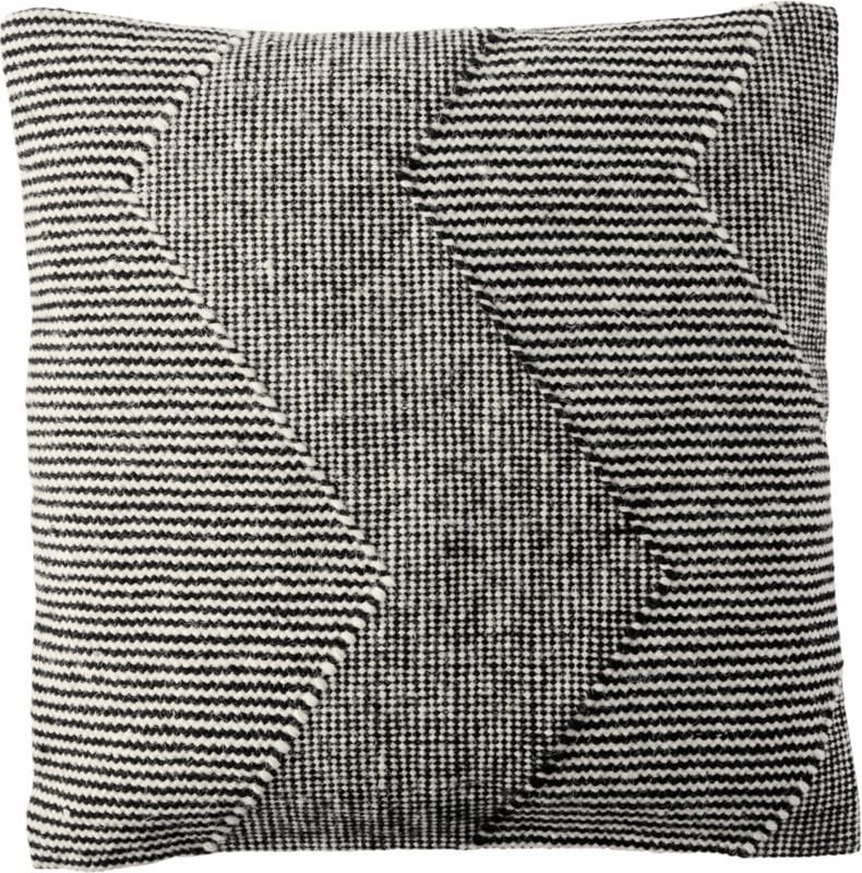 "23"" bias pillow with feather-down insert" - Image 0