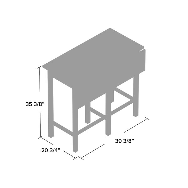 Counter Height Extendable Dining Table - Image 1
