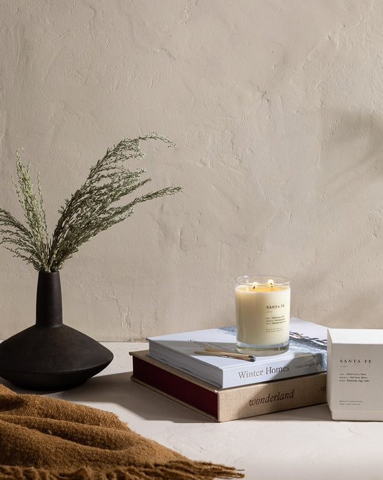 Brown Long Necked Vase - Image 1