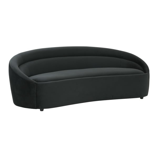 Ellison Black Velvet Sofa - Image 0
