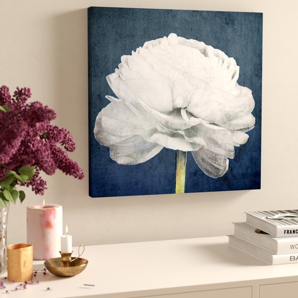 'Pretty View Floral and Botanical Art' Wrapped Canvas Print - Image 0