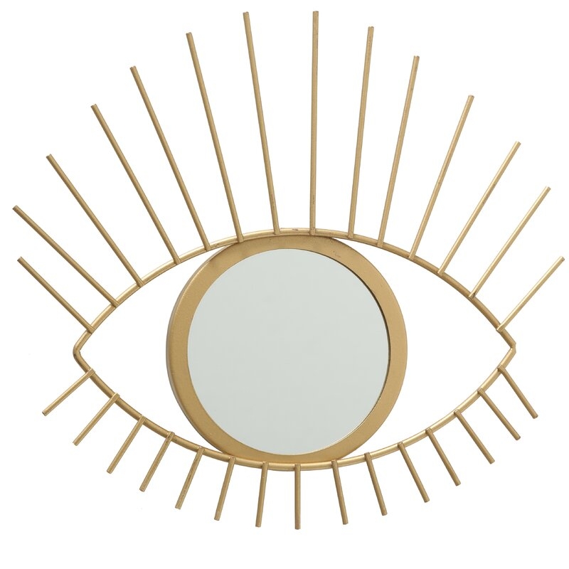 Mccombs Gilt Eye Glam Accent Mirror - Image 0