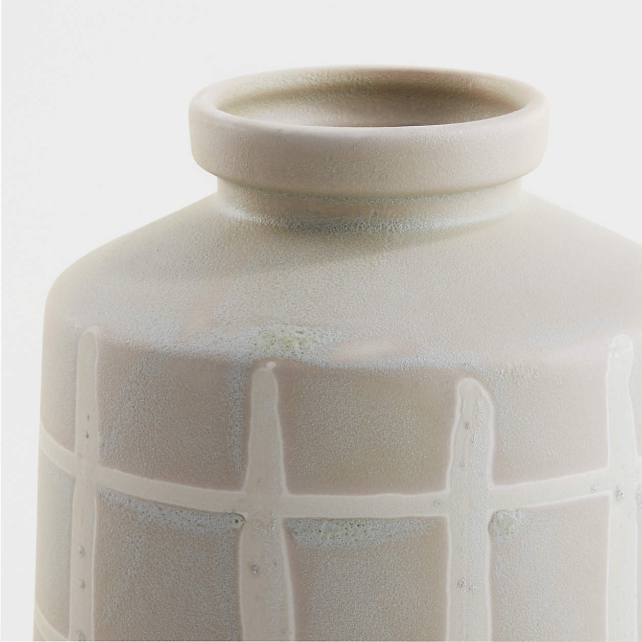 Cappilla Sage and White Grid Vase - Image 1