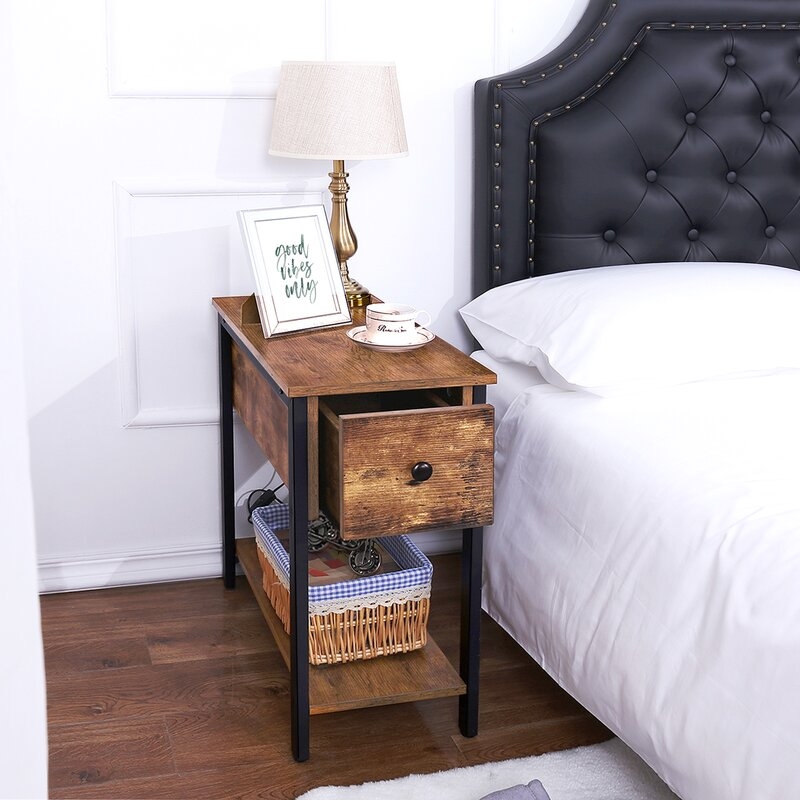 Sara End Table with Storage - Image 0