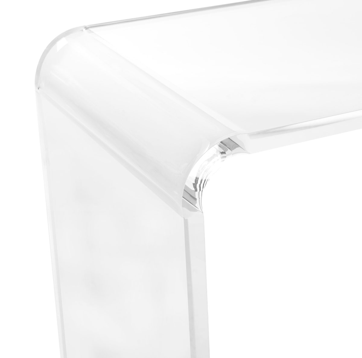 Atka Acrylic Console Table - Clear - Arlo Home - Image 4