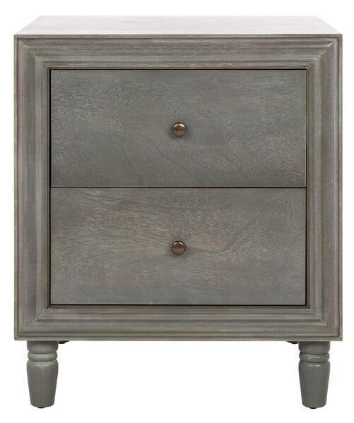 Blaise Nightstand With Storage Drawers - French Grey - Arlo Home - Image 0