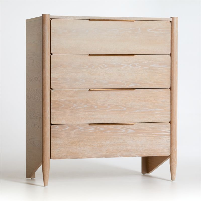 Casa Oak 4-Drawer Dresser (restock april) - Image 1