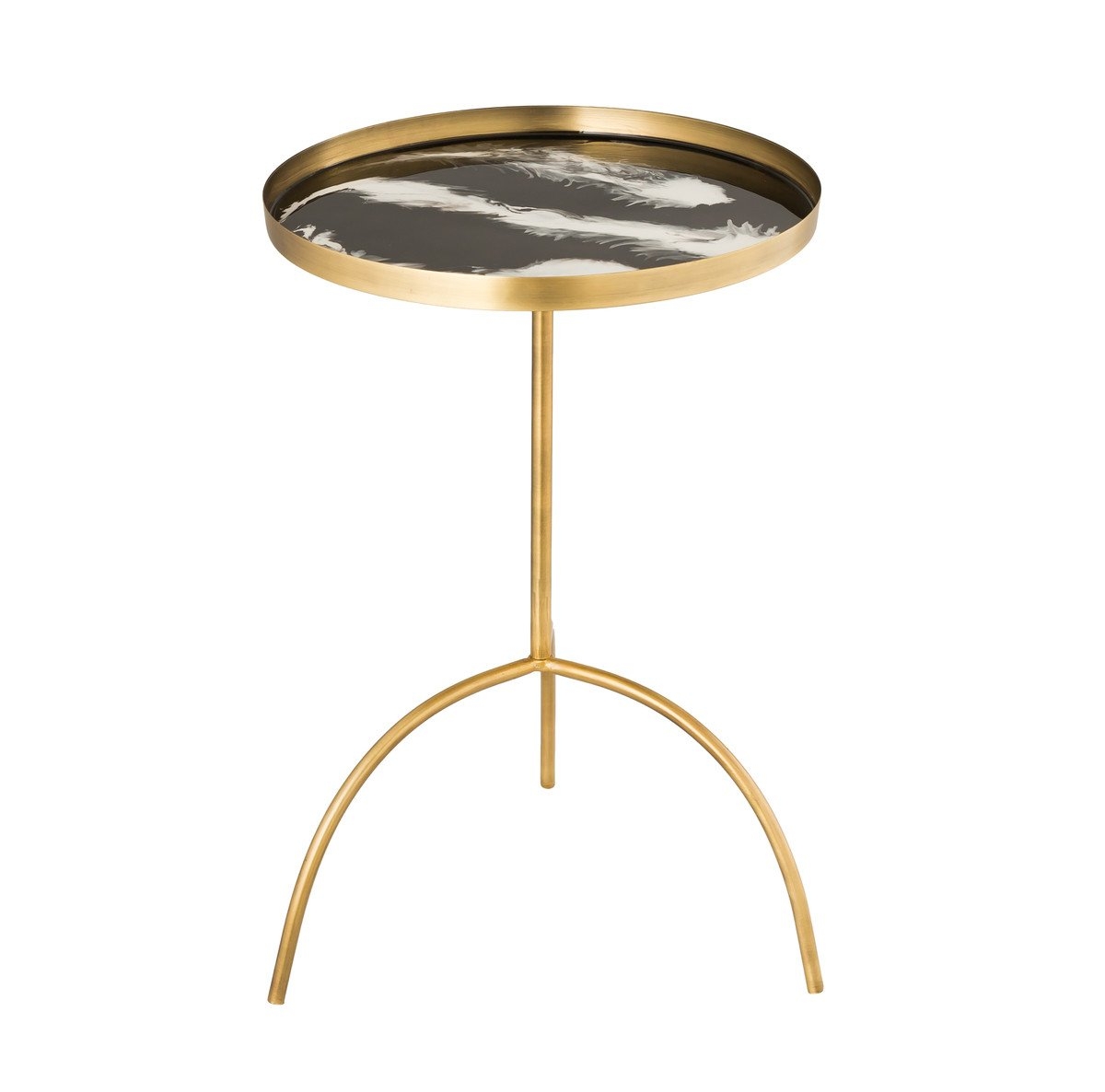 Bailey Black/White Accent Table - Image 0