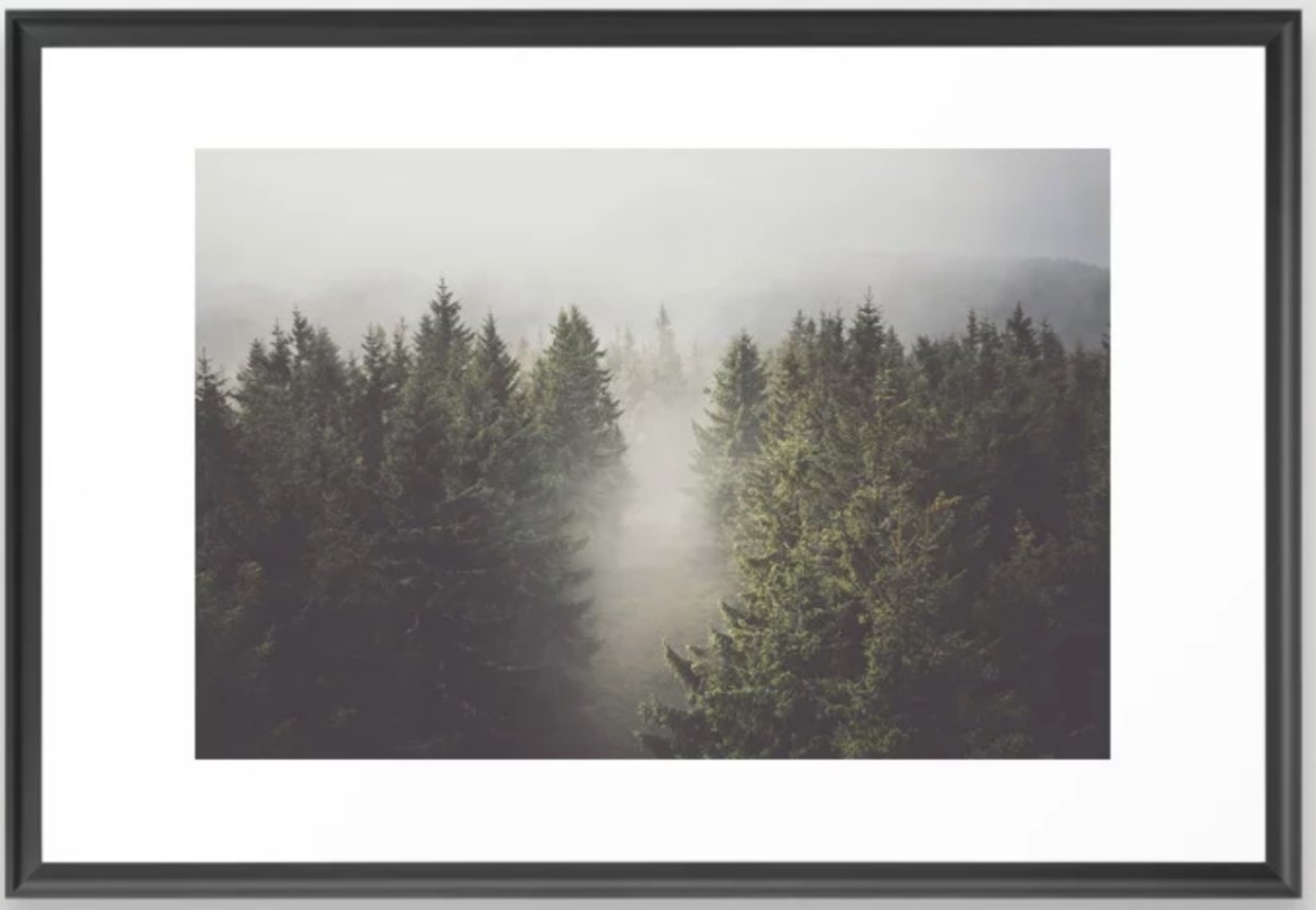 My misty way - Landscape and Nature Photography Framed Art Print - Image 0