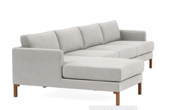 Winslow 4 seat left chaise sectional - Image 1