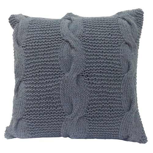 Timberview Cable Knit Throw Pillow - Image 0