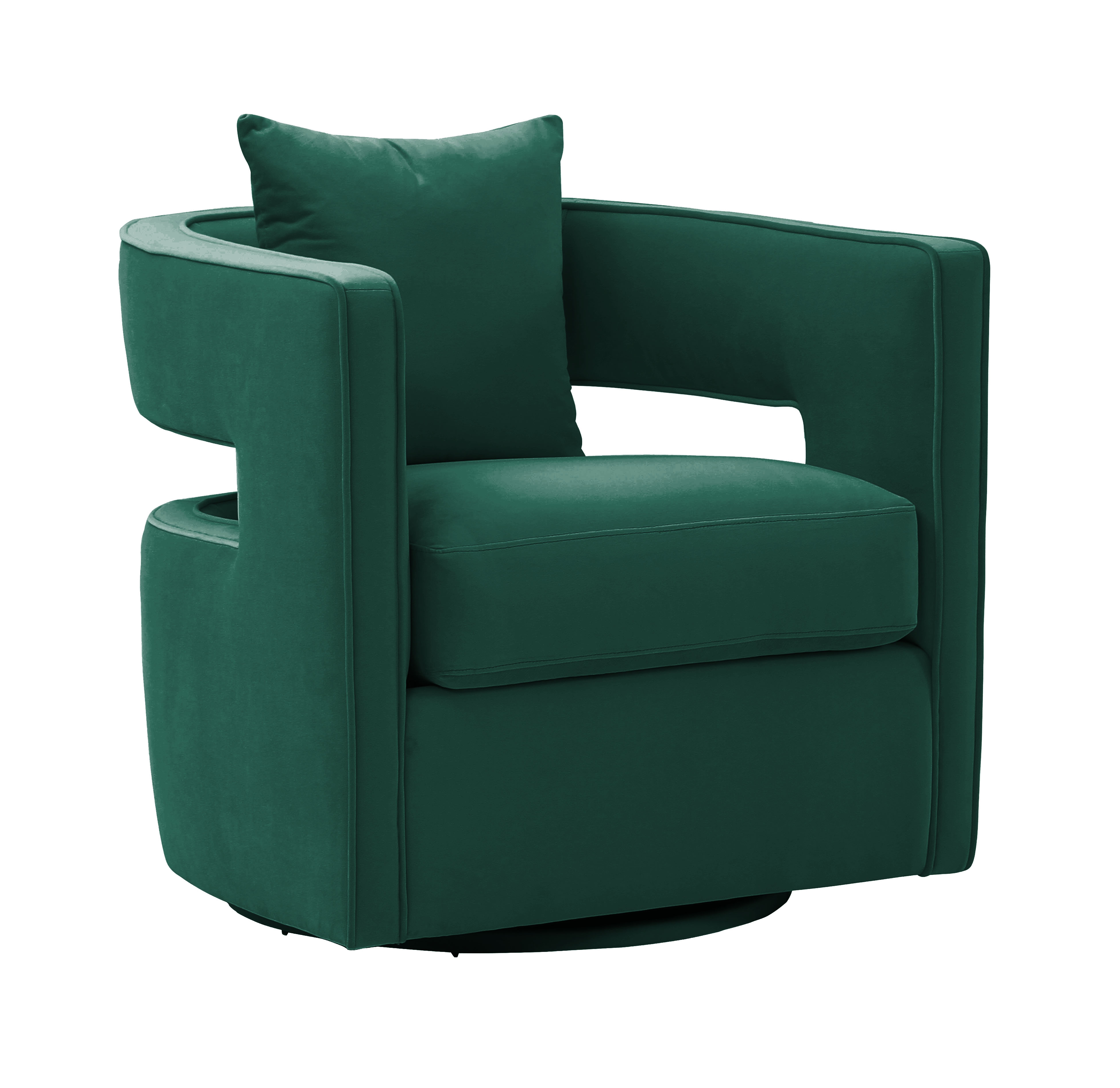 Kennedy Forest Green Swivel Chair - Image 0
