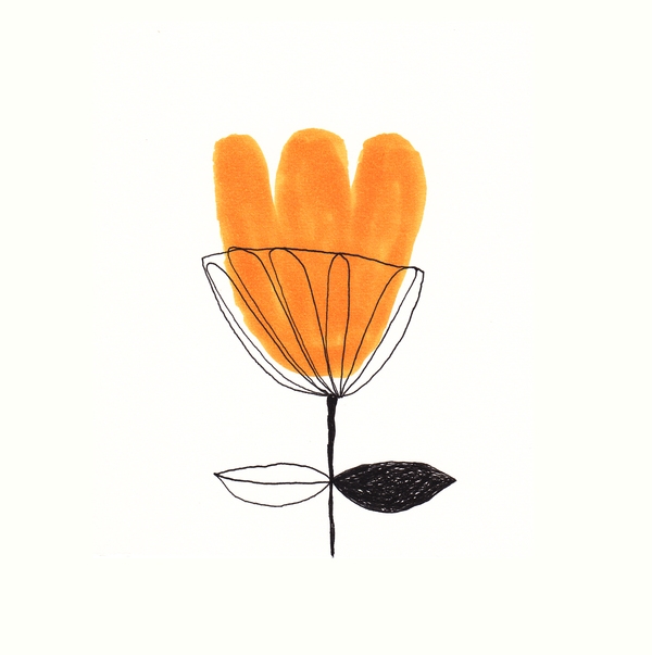 Orange Flower  BY JANE REISEGER - Image 1