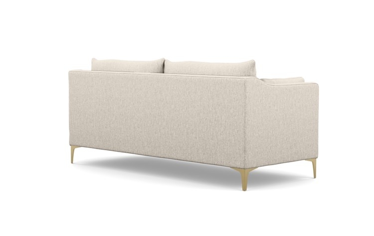 Caitlin by The Everygirl Sofa with Wheat Fabric and Brass Plated legs, 79" - Image 2