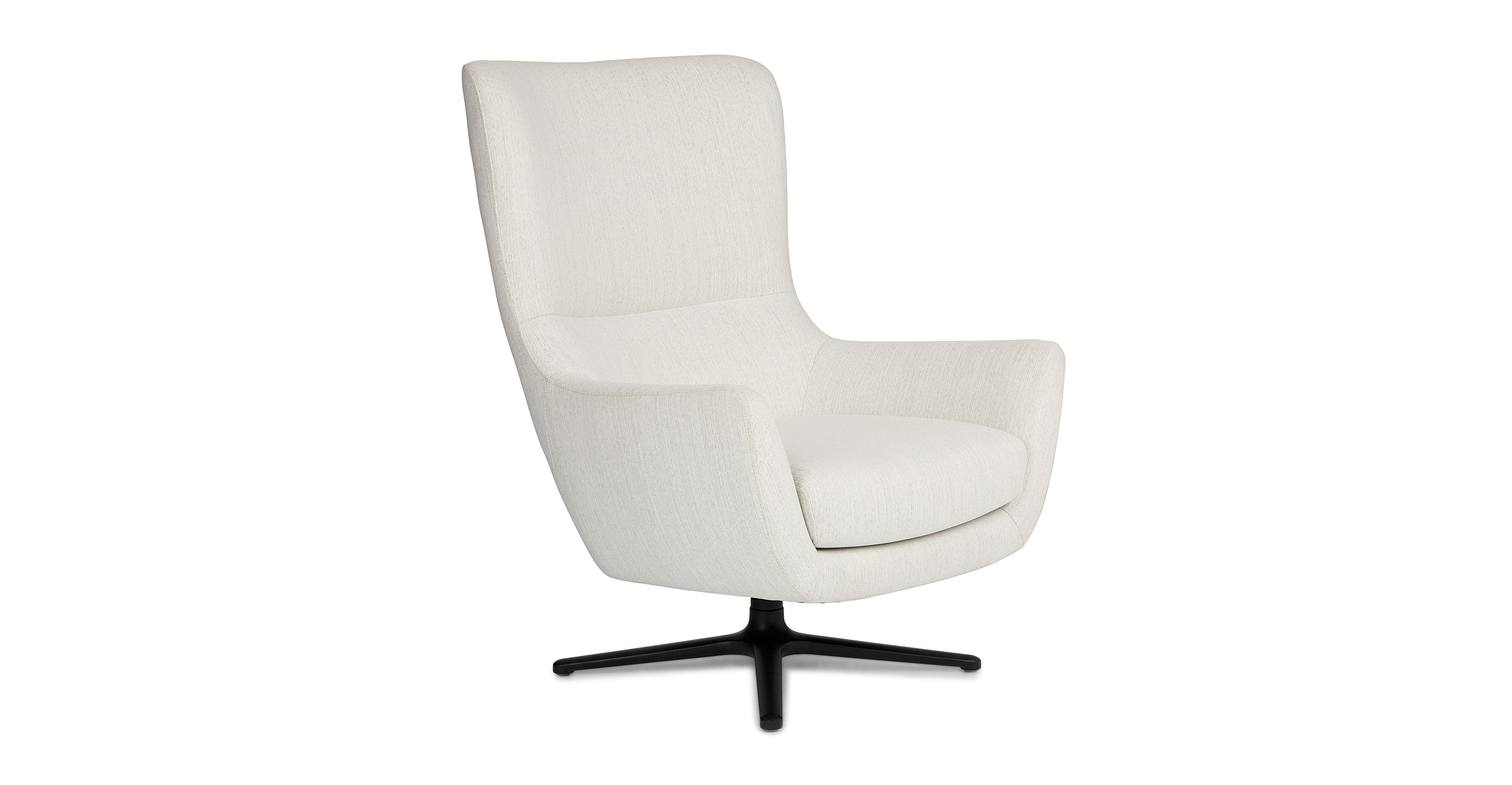 Agga Atelier Ivory Swivel Chair - Image 2