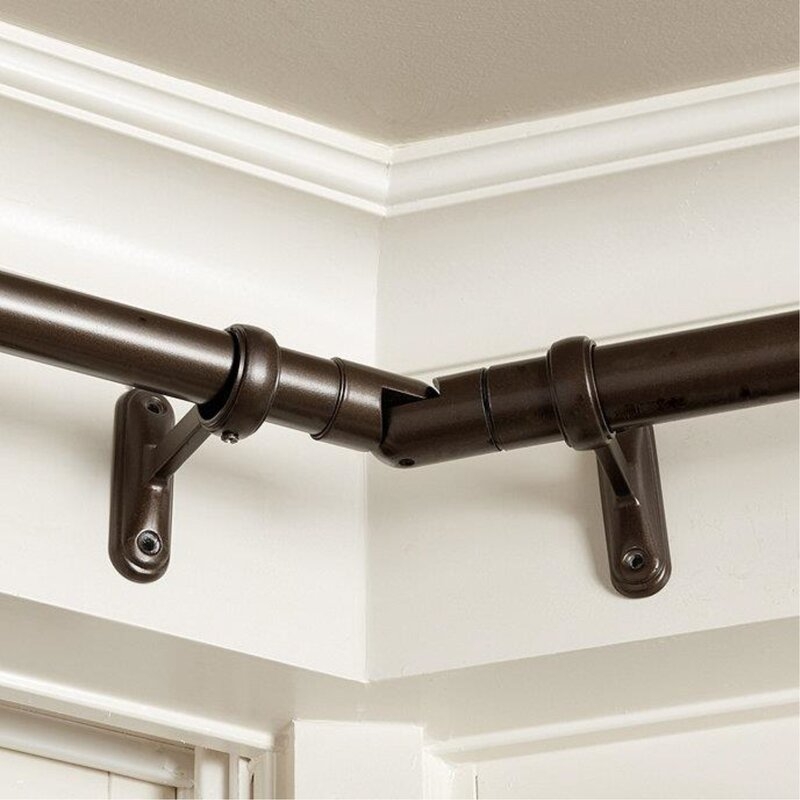 Peiffer Hinged Elbow Connector Curtain Hardware Accessory - Image 0
