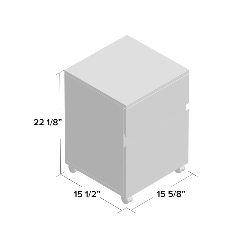 Trapp 2-Drawer Vertical Filing Cabinet - Image 3