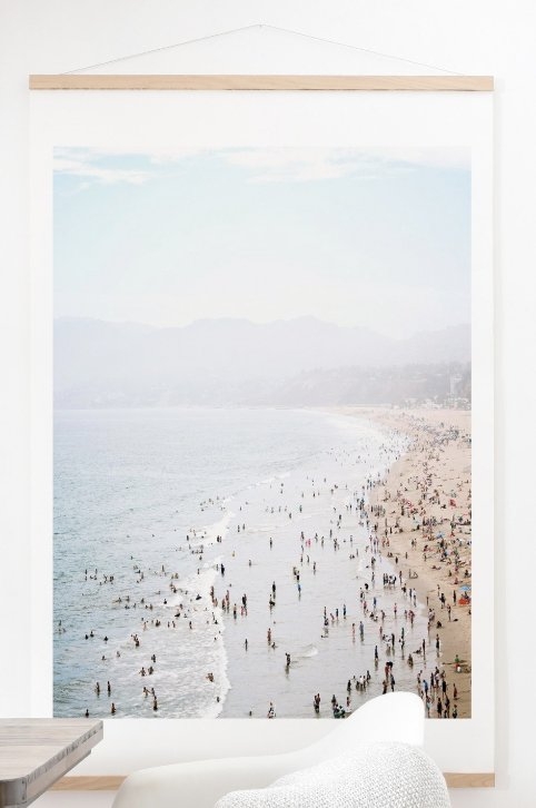 LA Summer Art Print And Hanger- 40'' x 60''-Unframed- no mat - Image 0