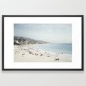 Laguna Beach Framed Art Print 26x38" Vector Black - Image 0